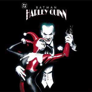 DC Comics The Joker Batman: Harley Quinn Cover #1 Art by Alex Ross. Piece Also known as Tango with Evil Xbox 360 (Includes HDD) Skin